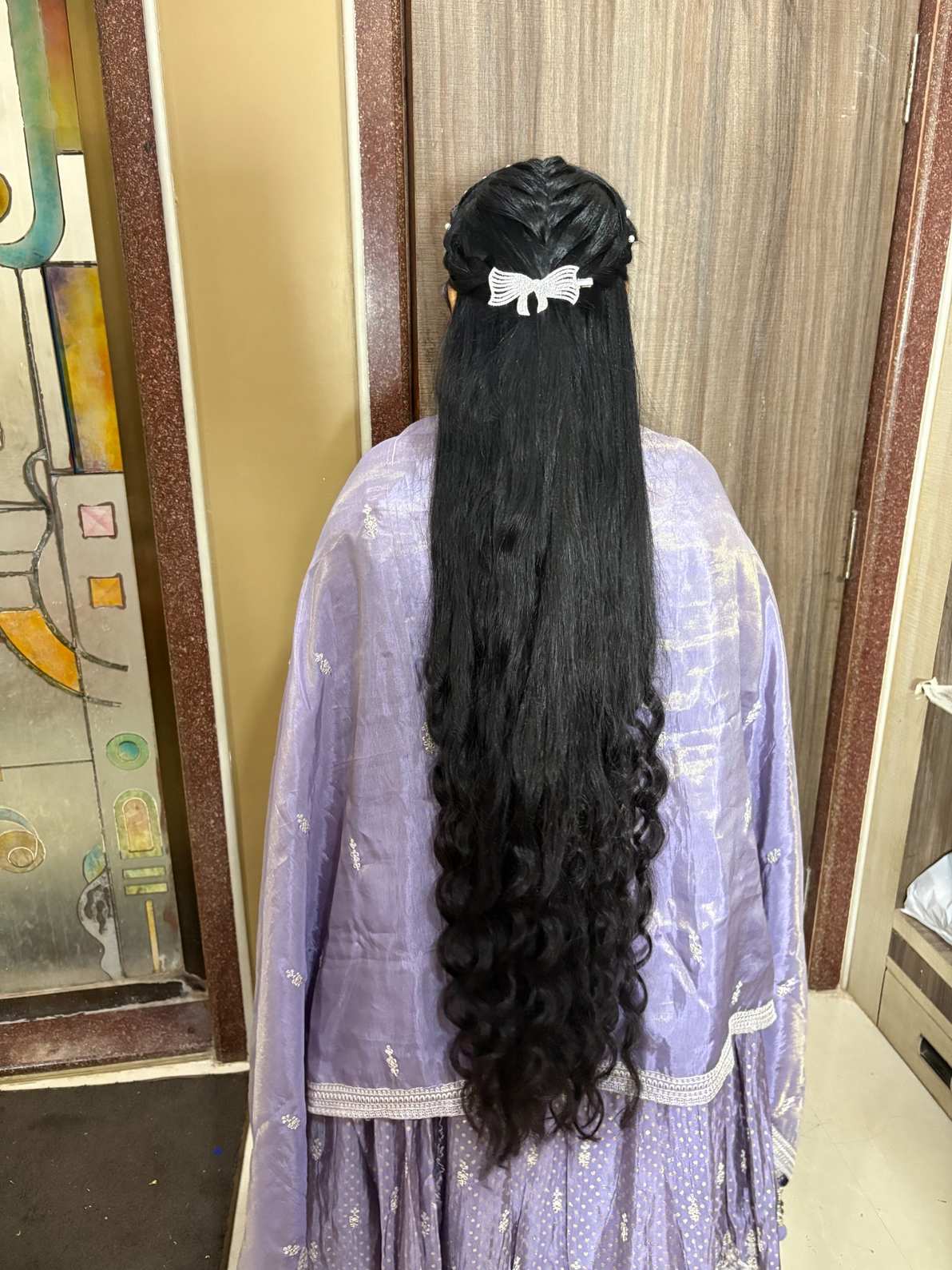 Bridal hair look by Rutva Makeover